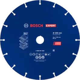Bosch EXPERT Carbide Multi Wheel Cutting Disc 230 mm.