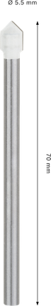 Bosch CYL-9 Soft Ceramic Drill Bit 5.5 x 70 mm.