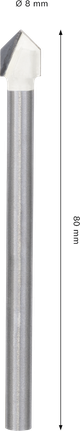 Bosch CYL-9 Soft Ceramic Drill Bit 8x80 mm.