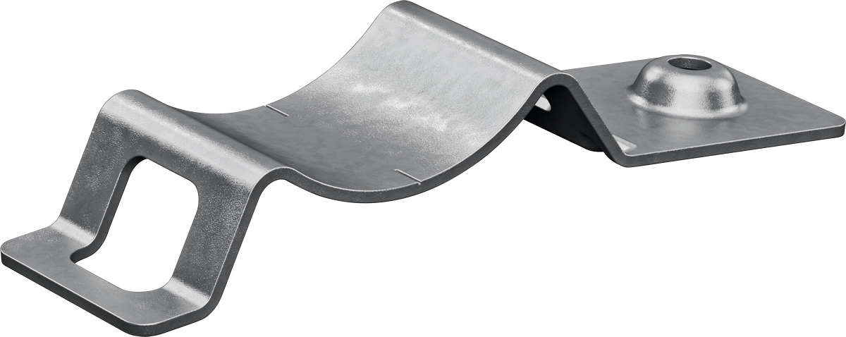 Bosch PRO EMT-B metal cable tie mount for secure installation.