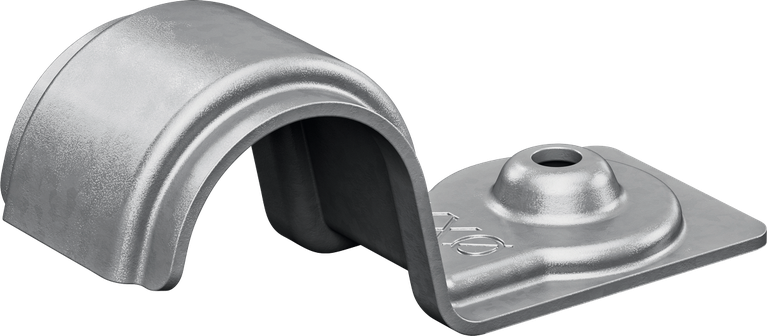 Bosch conduit clamp for securing electrical conduit.