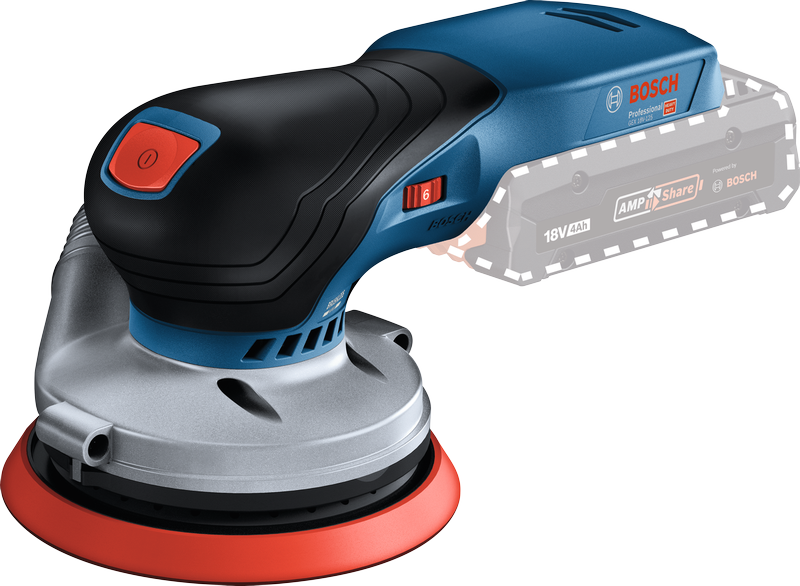 Bosch GEX 18V-125 cordless random orbit sander.