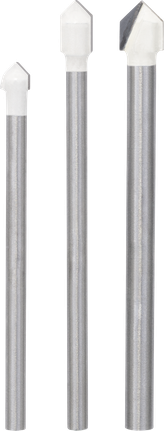 Bosch CYL-9 Soft Ceramic Drill Bit Set, 3 sizes.