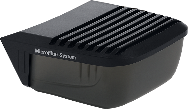 Bosch dust box with filter for microfilter system.