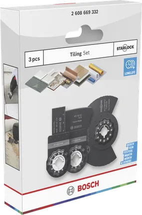 Bosch tiling blade set 3 pcs.