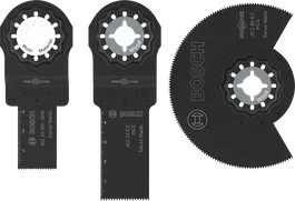 Bosch wood and soft metal blade set, 3 pcs.