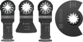 Bosch Flooring and Fitting Set, 4 piece multi-tool blades.