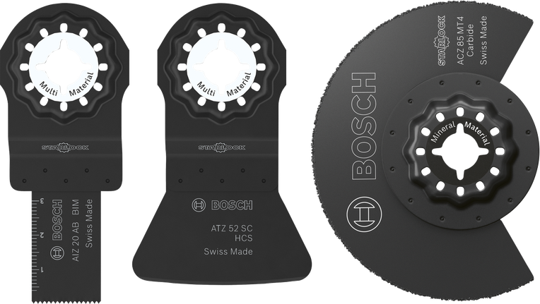 Bosch Tiling Blade Set 3 pcs for multi-material cutting.
