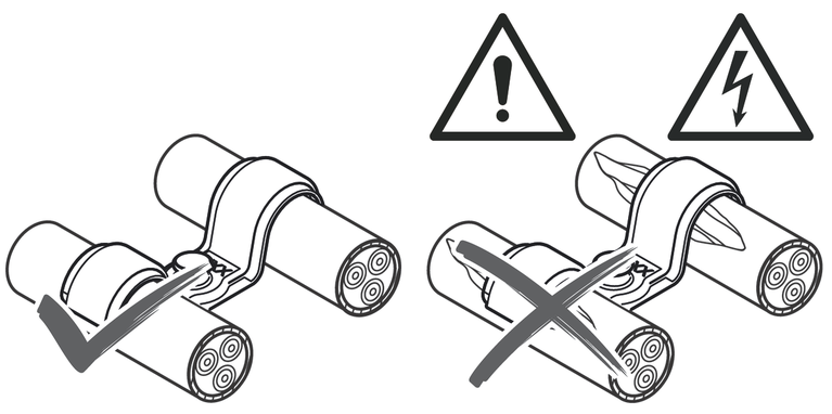 Cable insulation check.