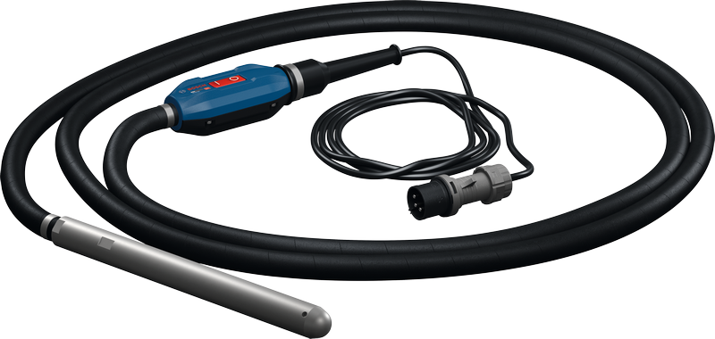 Bosch GDI38-500 concrete vibrator with attached power cable.
