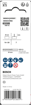 Object #200588891: 2608594622_bo_pro_p_b_1 Bosch arbor and pilot drill for hole saw 14-30 mm.