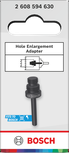 Bosch hole enlargement adapter 60 mm for enlarging holes.