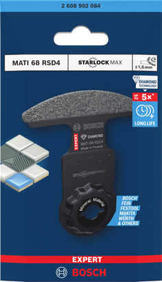 Bosch EXPERT MATI 68 RSD4 diamond corner blade for tiles.