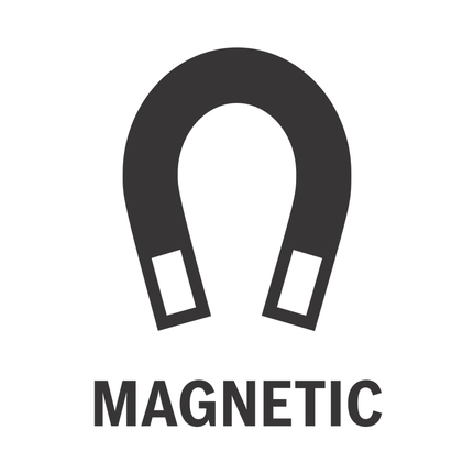 Magnetic.