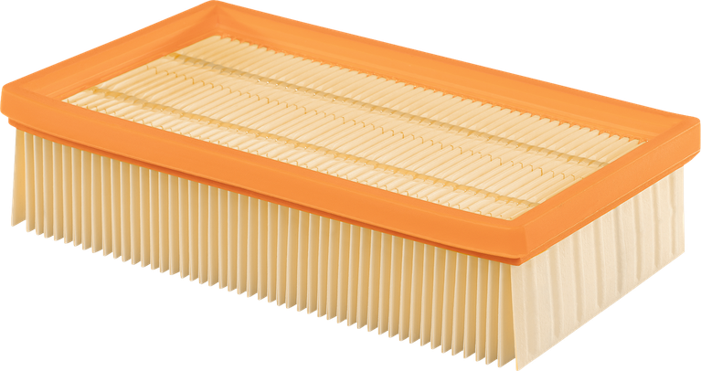 Bosch cellulose flat-pleated filter for dust extraction.