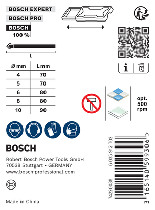 CYL-9 Soft Ceramic Set Bosch Expert Pro glass and tile drill bit pack.