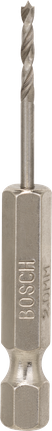 Bosch PRO Wood HSS Brad Point Drill Bit 2mm.