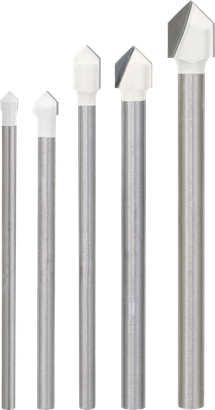 CYL-9 Ceramic Tile Drill Bit Set, 5-piece