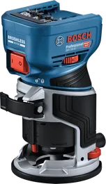 Bosch GKF 18V-8 cordless palm router, brushless motor.