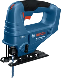 Bosch GST 18V-95 B cordless jigsaw for precise cutting.