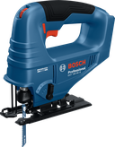 Bosch GST 18V-95 B cordless jigsaw for precise cutting.