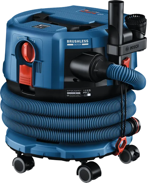 Bosch GAS 18V-12 MC cordless dust extractor.