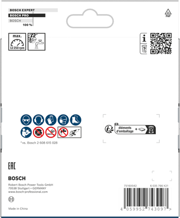 Bosch PRO Multi Material Diamond Disc 125 mm X-Lock 2 pack.