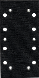 Bosch PRO Sanding Plate 92 x 182 mm with 14 holes.