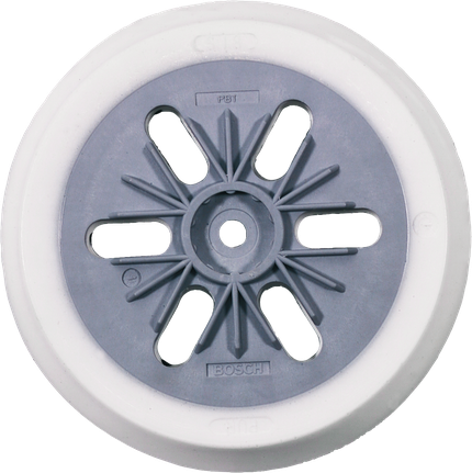Bosch sanding pad soft 125 mm with 8 holes.