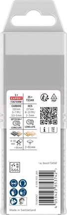 Bosch EXPERT Multi Material T367XHM and T234X jigsaw blades pack.