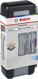 Bosch Wood and Metal Jigsaw Blade Set 30 pcs in case.