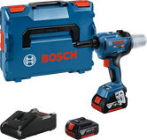 Bosch cordless 18V rivet gun with case, battery and charger.