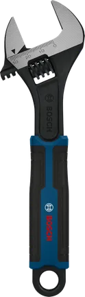Bosch adjustable wrench 200 mm with wide jaw.