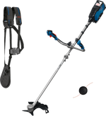 Bosch GFR 18V-25 brushcutter with harness.