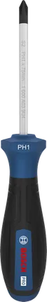 Bosch PRO Screwdriver PH1 x 75 mm with ergonomic handle.