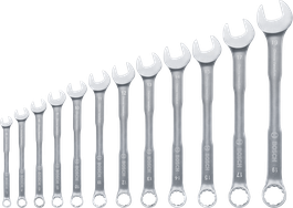 Bosch combination wrench set 6-19 mm 12 pieces.