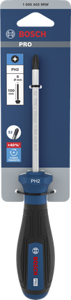 Bosch PRO Screwdriver PH2 x 100 mm with ergonomic handle.
