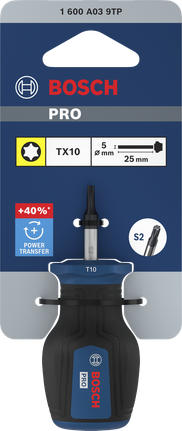 Bosch PRO Stubby Screwdriver TX10 x 25 mm.