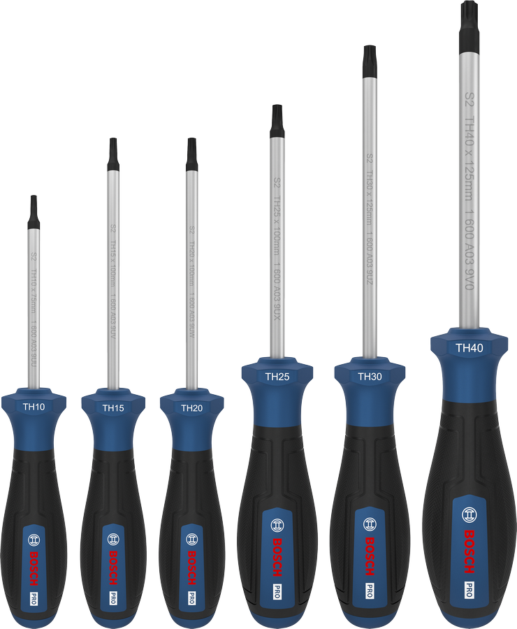 PRO Screwdriver Torx Security Set, 6 pcs