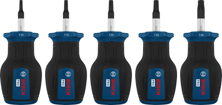 PRO Stubby Screwdrivers Torx Set, 5 pcs