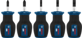 Bosch PRO Stubby Screwdriver PH/SL Set with S2 shafts.