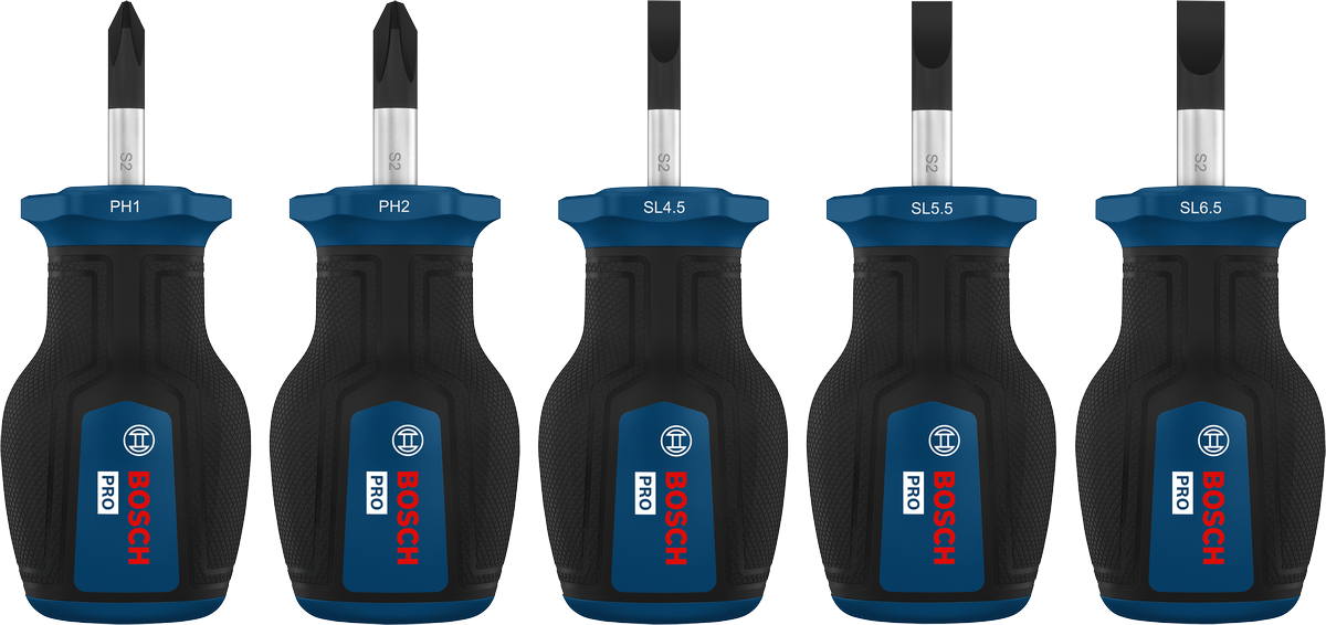 PRO Stubby Screwdriver PH/SL Set, 5 pcs
