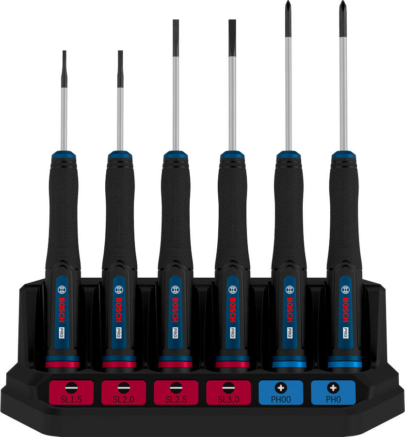 PRO Precision Screwdriver PH/SL Set, 6 pcs