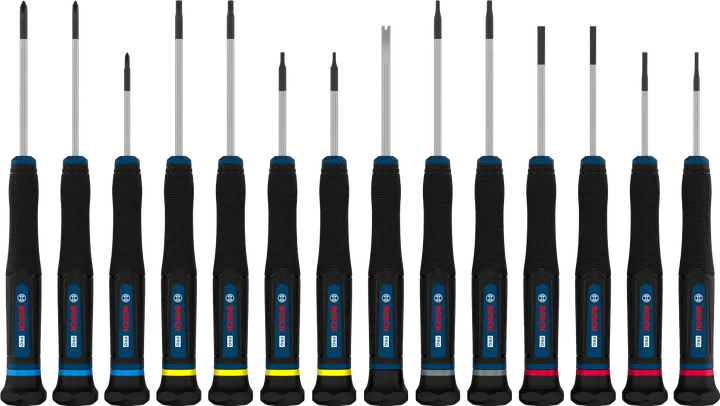 PRO Precision Screwdriver PH/SL/TX/TH/H Set, 14 pcs