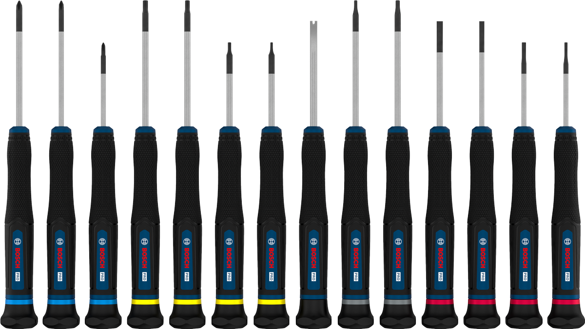 PRO Precision Screwdriver PH/SL/TX/TH/H Set, 14 pcs
