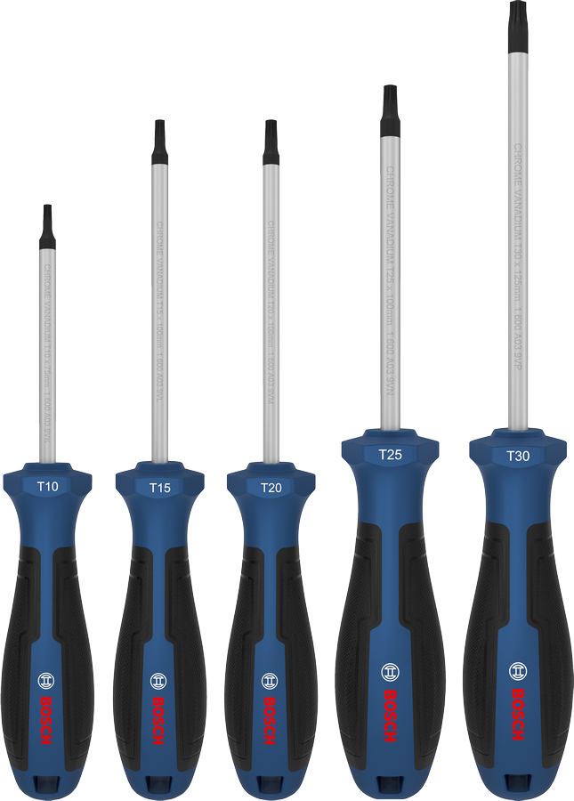 Screwdriver Torx Set, 5 pcs