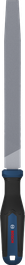 Bosch flat hand file 200 mm with ergonomic handle.