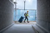 Bosch L-BOXX Contractor Set 3 carrying case system on site.