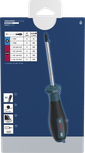 Bosch PRO Screwdriver Set PH/SL 6 pcs with S2 shaft and anti roll-off handle.