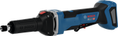 Bosch GGS18V-28LPS cordless straight grinder.